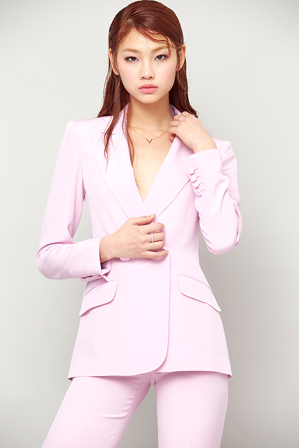 LILAC SILK DOUBLE JACKET